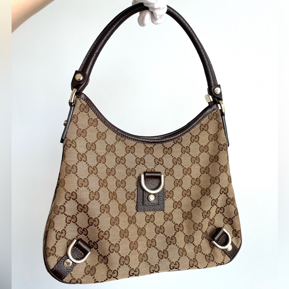 GUCCI ♥️ Small Vintage Handbag in Brown 🌹 - Picture 5 of 16